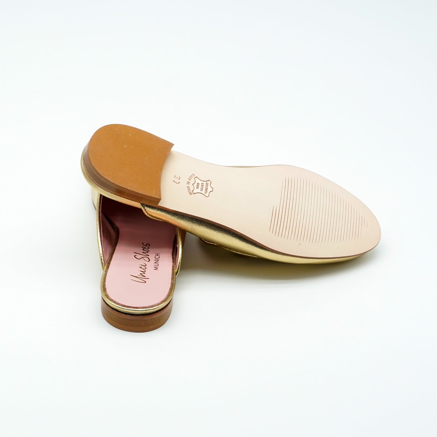 Horsebit Mule Gold