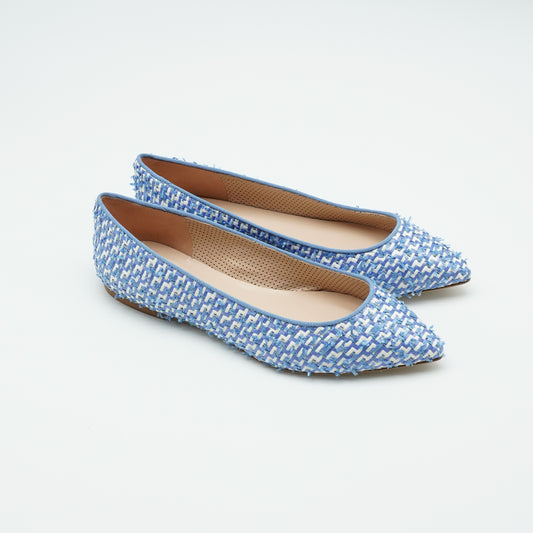 Ballerina Bouclé Blau