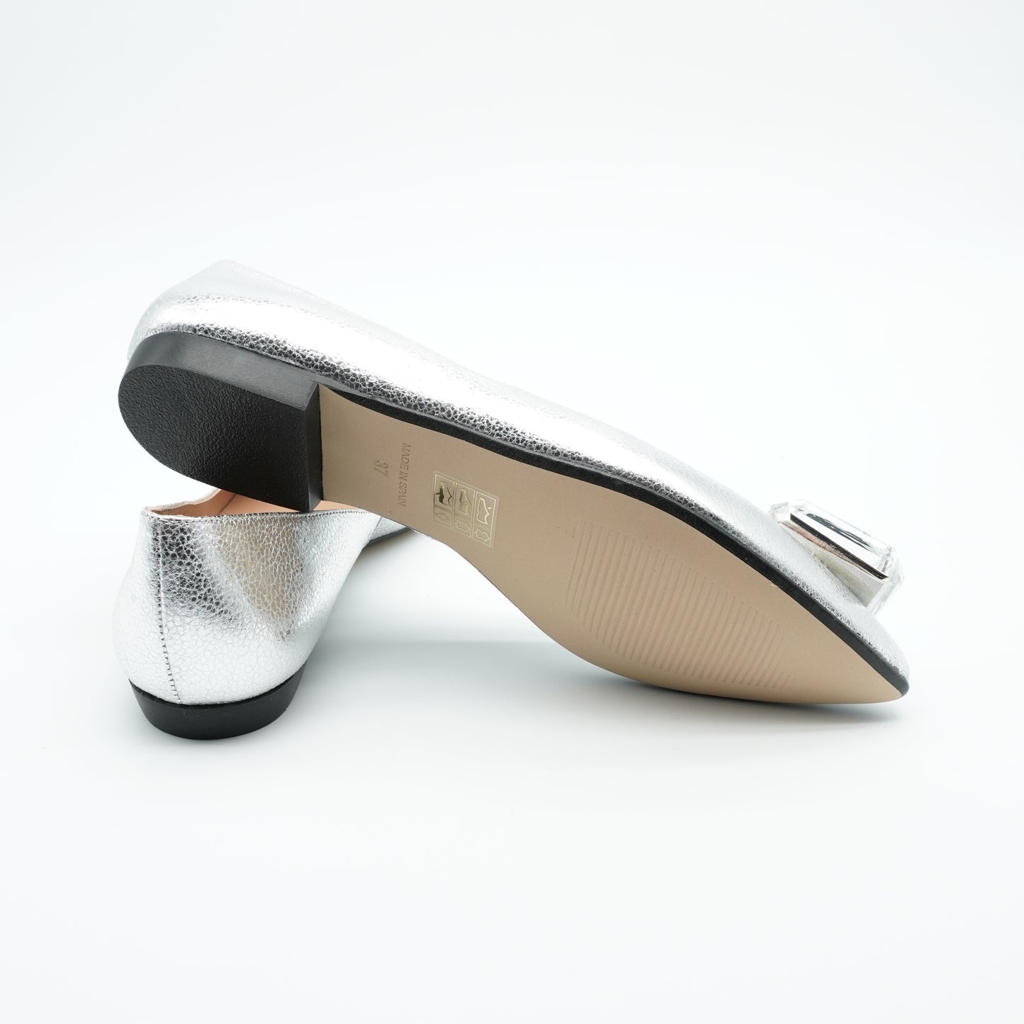 Ballerina Metallic Silber