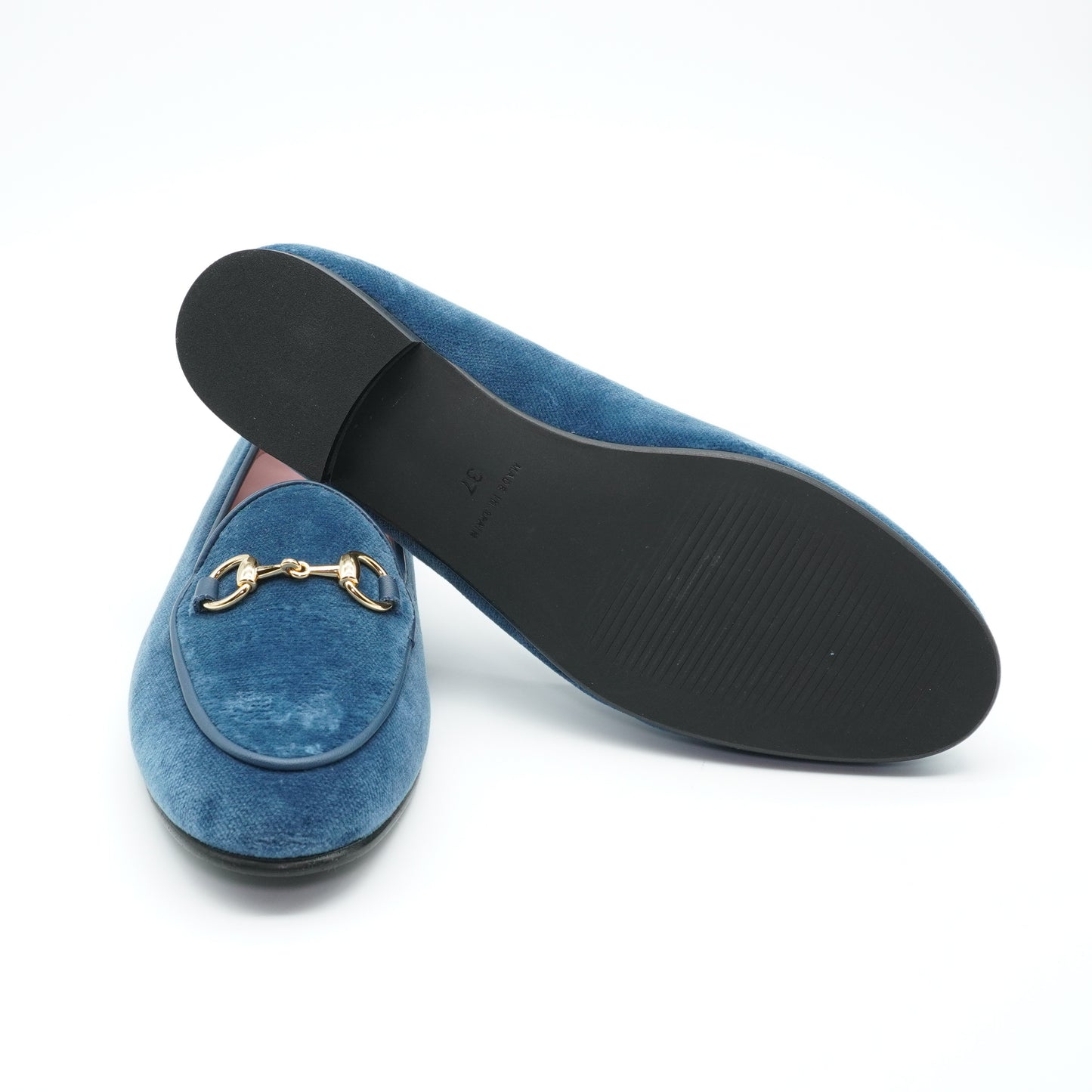 Horsebit Loafer Velvet Jeans