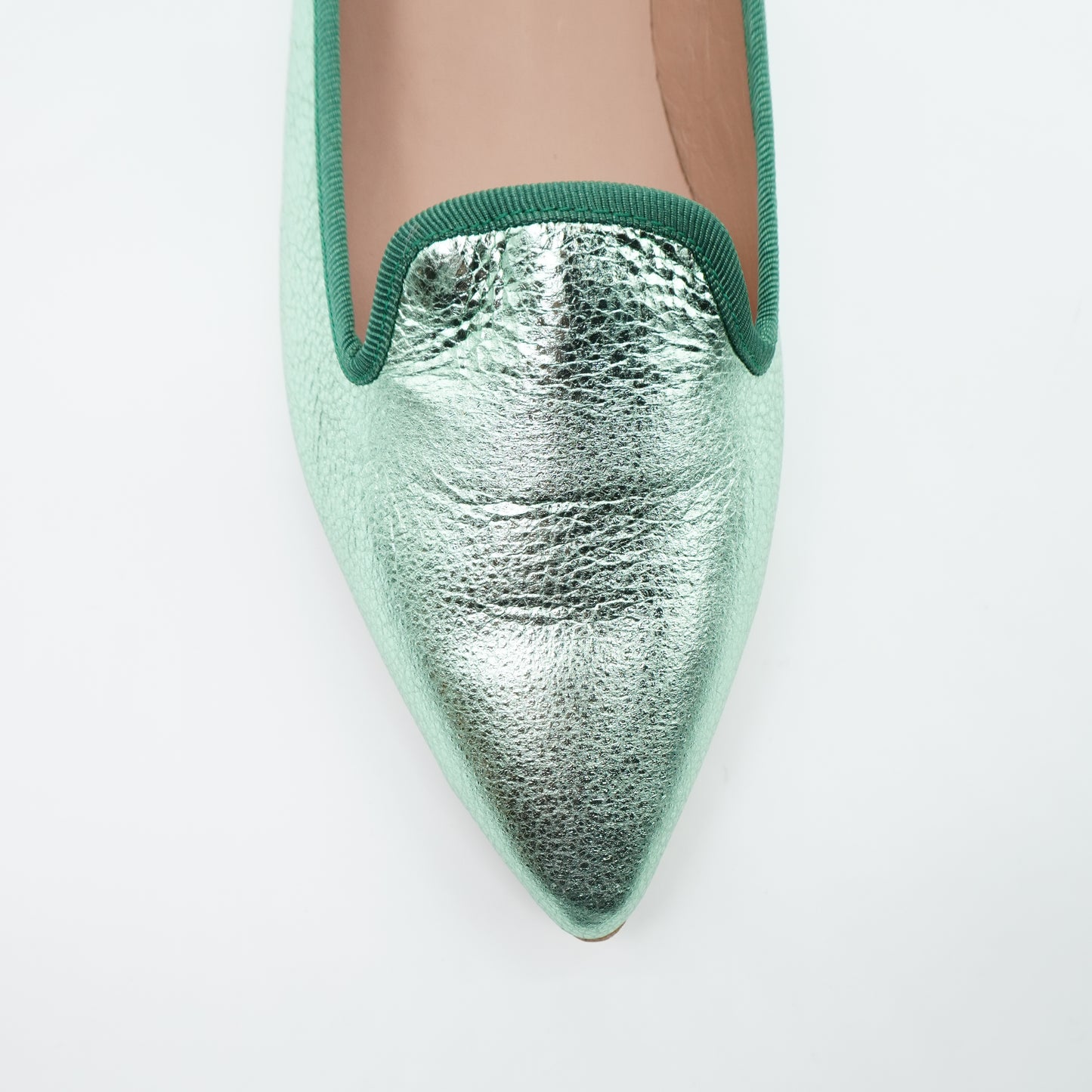 Loafer Grün Metallic