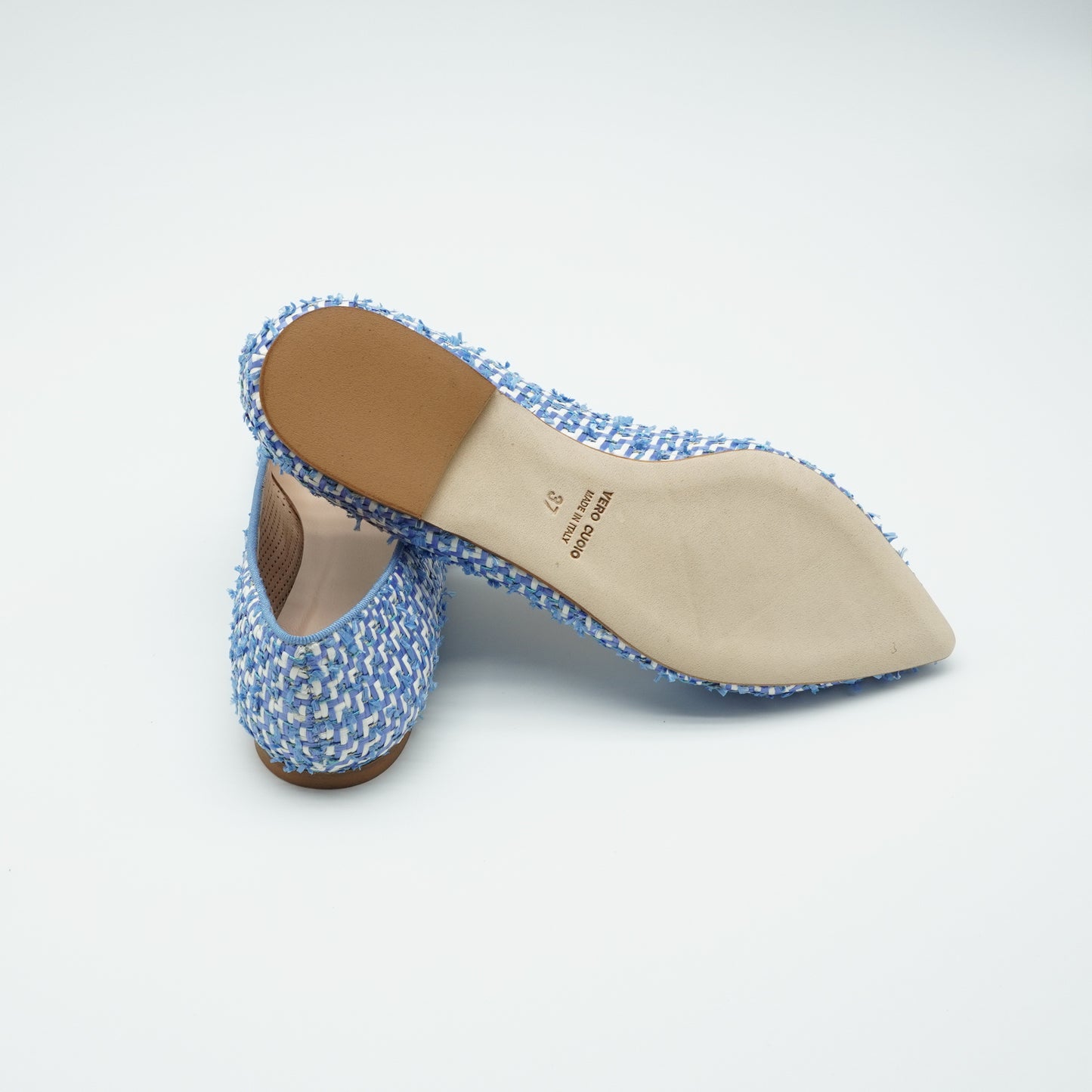 Ballerina Bouclé Blau