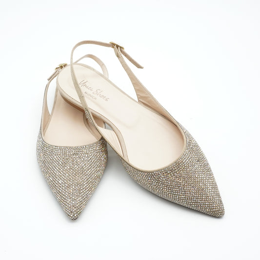 Crystal Slingback Platin