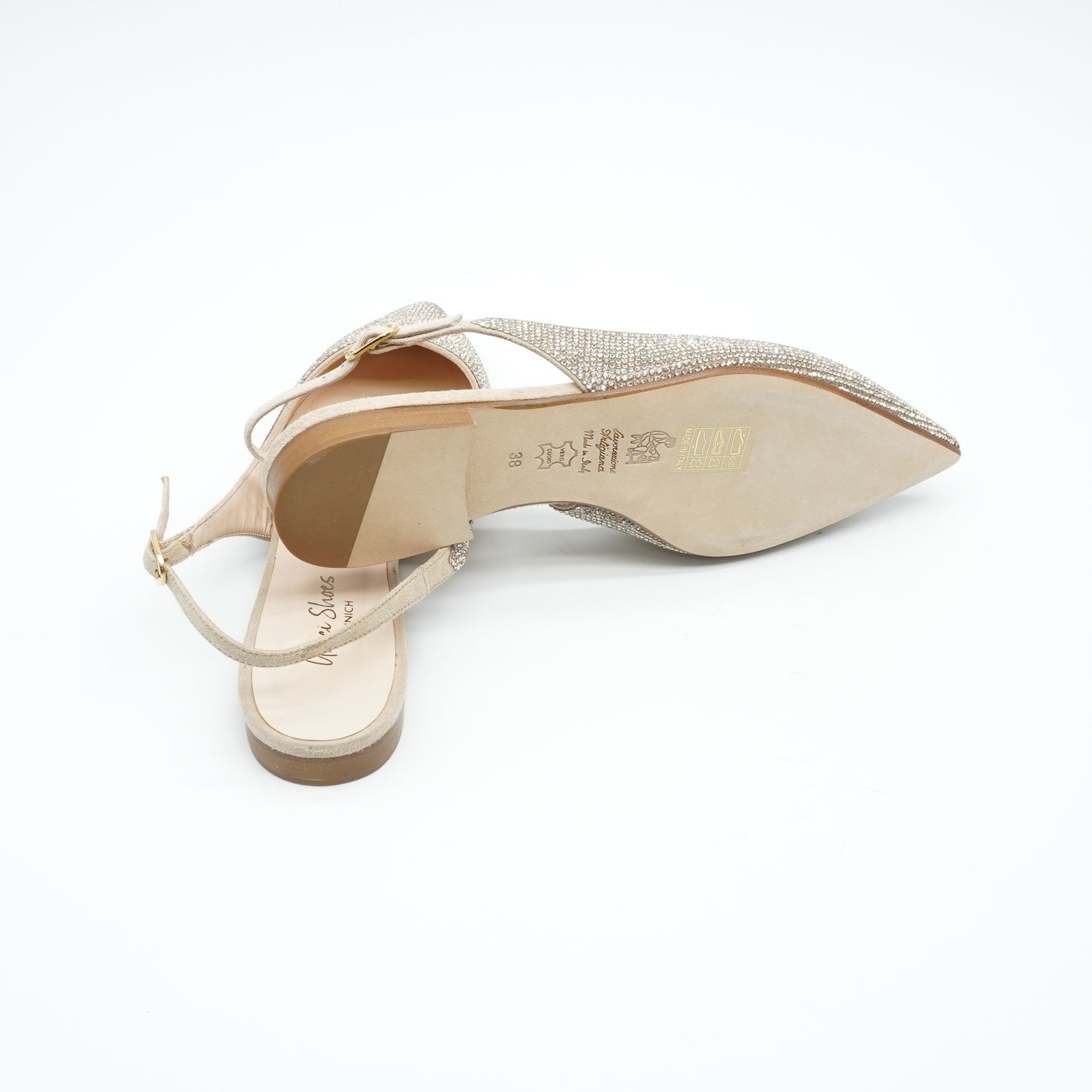 Crystal Slingback Platin