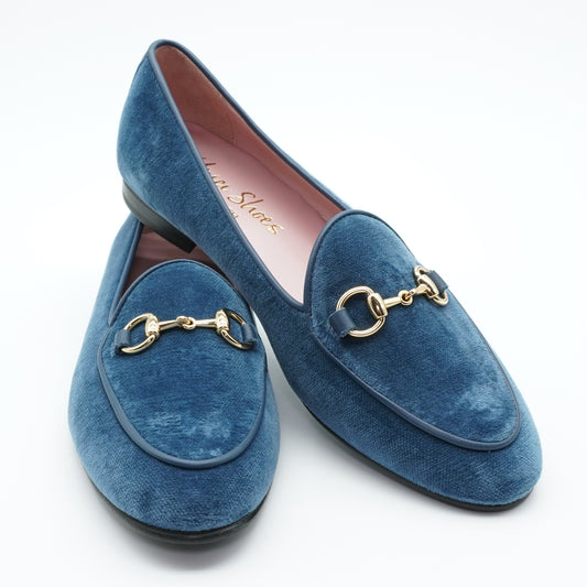 Horsebit Loafer Velvet Jeans