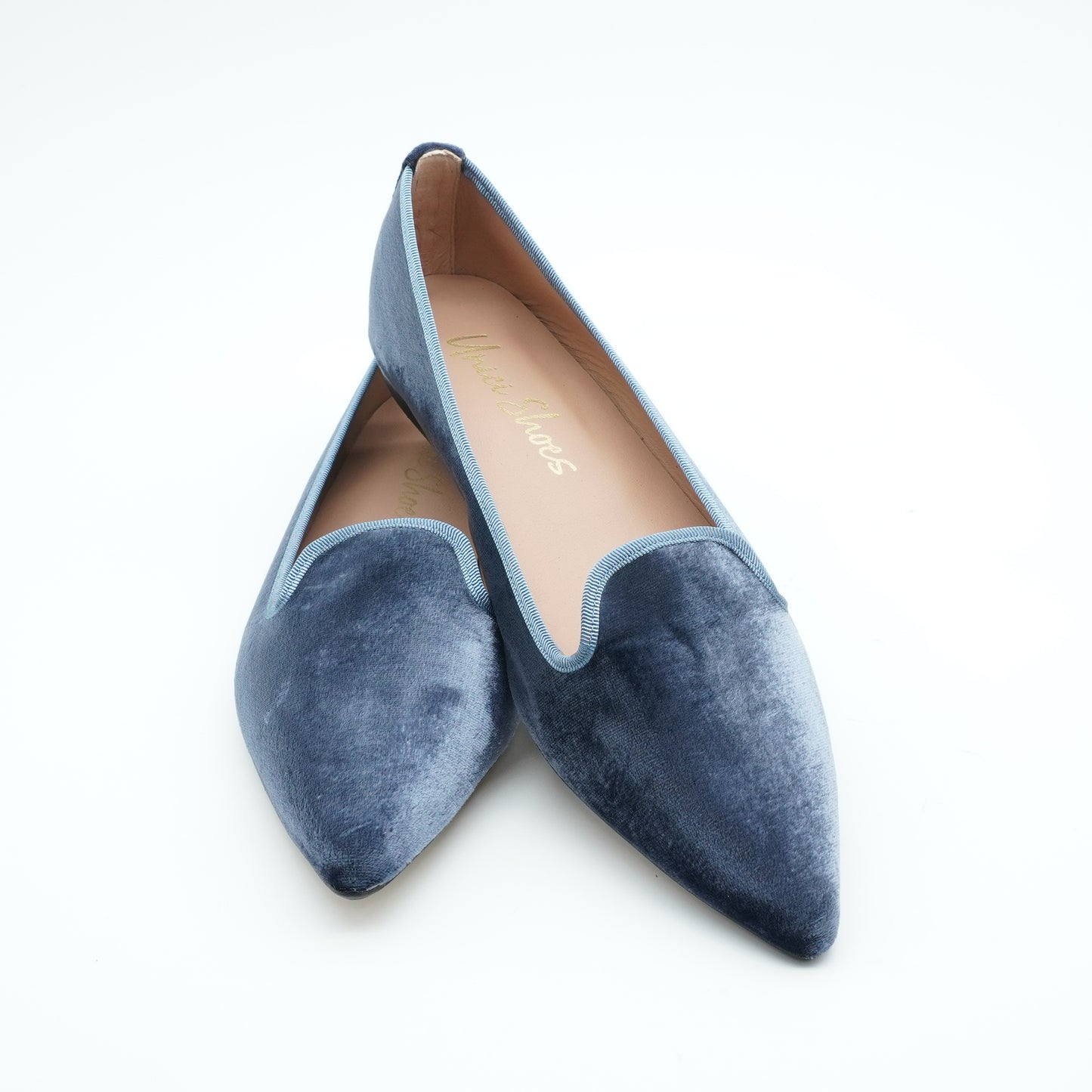 Pointy Loafer Velvet Jeans