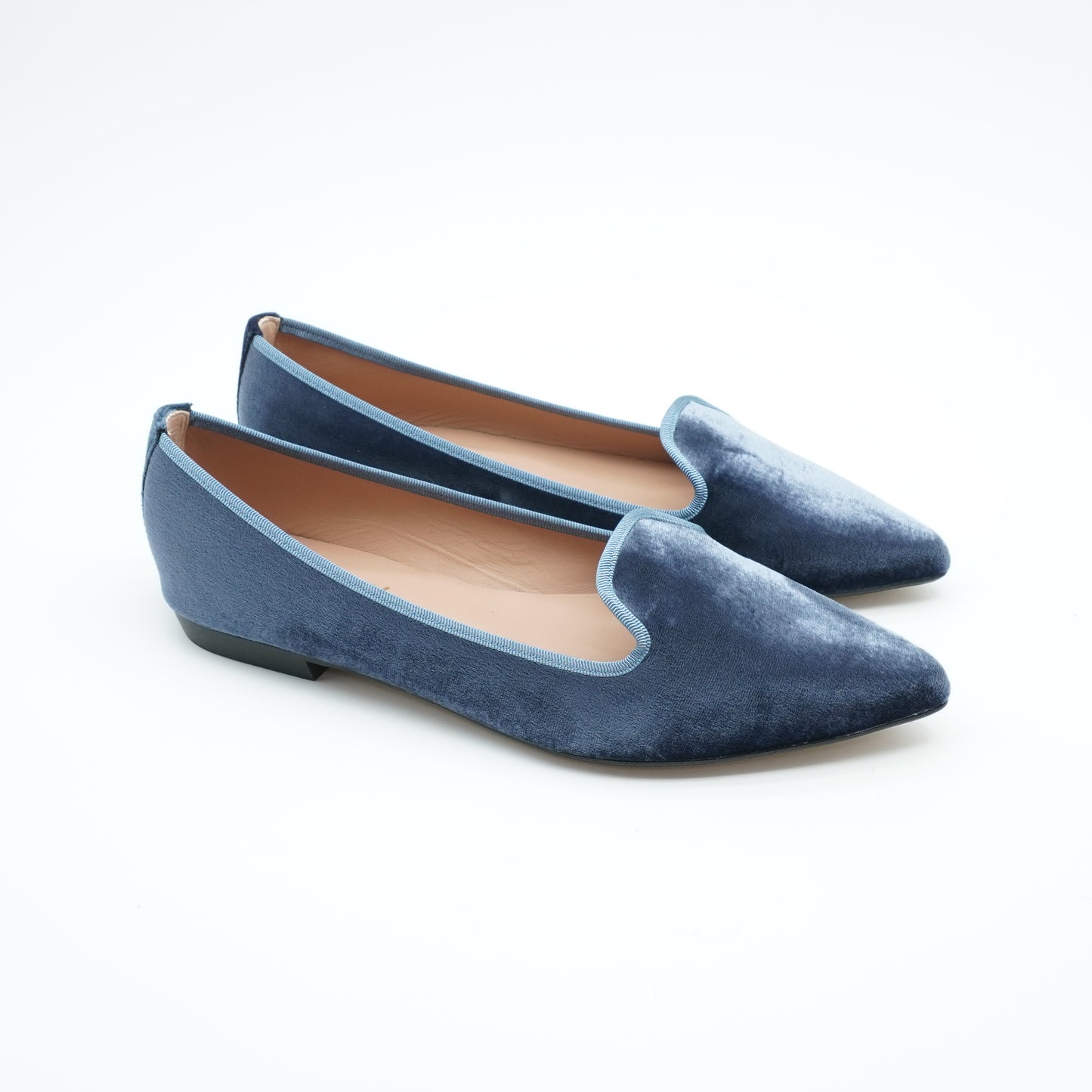 Pointy Loafer Velvet Jeans