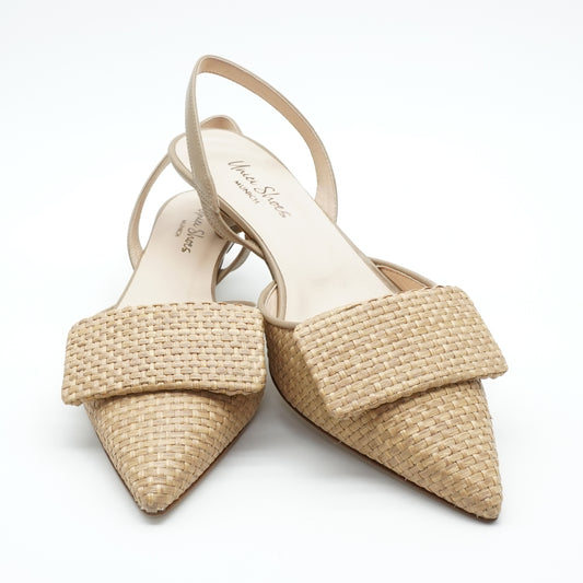 Slingback Raffia